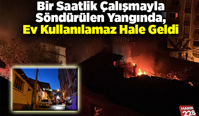 Bilecik’te ahşap evde çıkan yangın söndürüldü