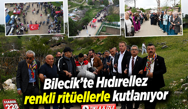 Bilecik’te Hıdırellez renkli ritüellerle kutlanıyor