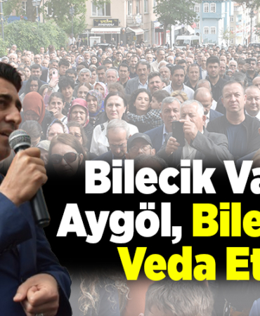 Bilecik Valisi Aygöl, kente veda etti