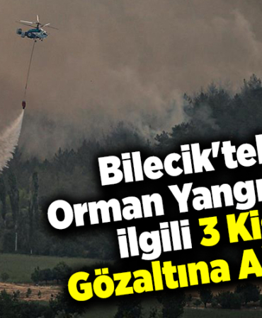 Bilecik'te ki Orman Yangınıyla İlgili 3 Kişi Gözaltına Alındı!