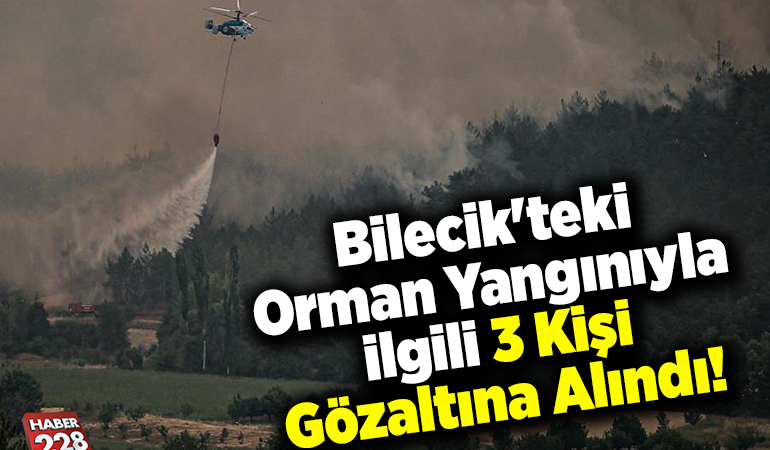 Bilecik’te ki Orman Yangınıyla İlgili 3 Kişi Gözaltına Alındı!