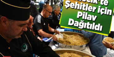 Bilecik'te şehitler için pilav dağıtıldı