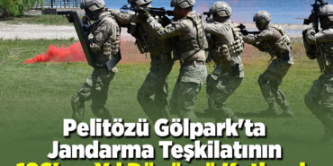 Pelitözü Gölpark'ta Jandarma Teşkilatının 186'ncı yıl dönümü kutlandı