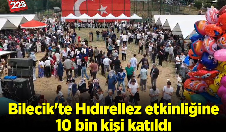 Bilecik’te Hıdırellez etkinliğine 10 bin kişi katıldı