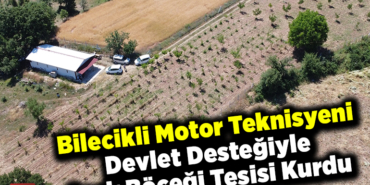 Bilecikli motor teknisyeni devlet desteğiyle ipek böceği tesisi kurdu