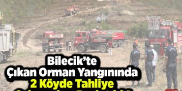 Bilecik’te Çıkan Orman Yangınında 2 Köyde Tahliye Çalışmaları Başlatıldı!