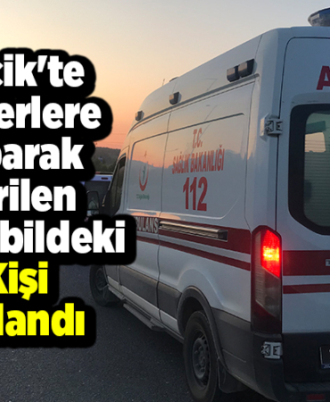 Bilecik'te bariyerlere çarparak devrilen otomobildeki 4 kişi yaralandı
