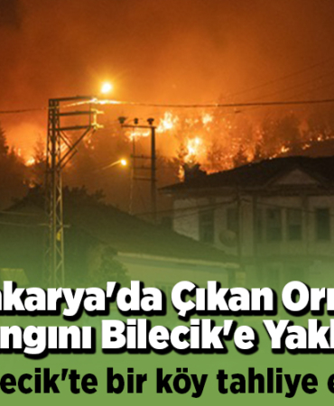 Bilecik'te bir köy tahliye edildi