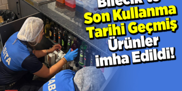 Bilecik'te son kullanma tarihi geçmiş ürünler imha edildi