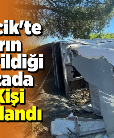 Bilecik'te tırın devrildiği kazada 2 kişi yaralandı