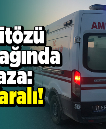 Bilecik-Bursa-Yenişehir karayoluna bağlanan Pelitözü Kavşağı'nda