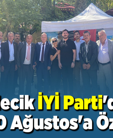 Bilecik İYİ Parti'den 30 Ağustos'a özel