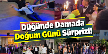 Düğünde Damada Doğum Günü Sürprizi!