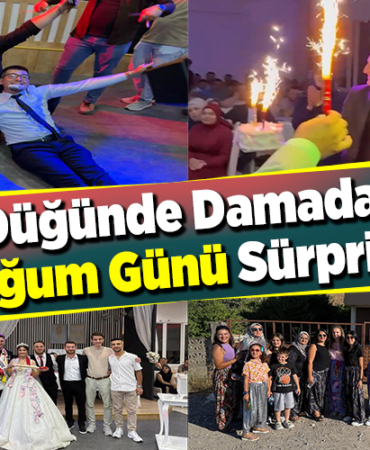 Düğünde Damada Doğum Günü Sürprizi!