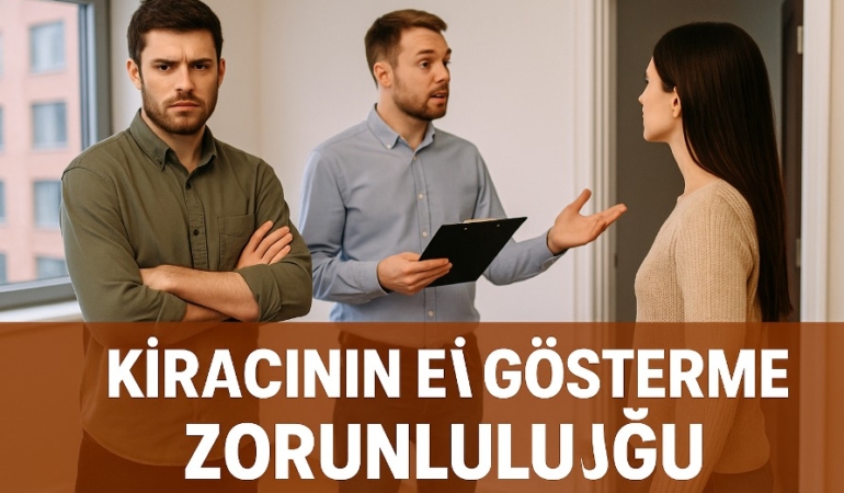 KİRACININ EVİ GÖSTERME ZORUNLULUĞU VAR MI?