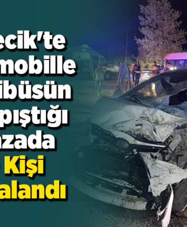 Bilecik'te otomobille minibüsün çarpıştığı kazada 9 kişi yaralandı