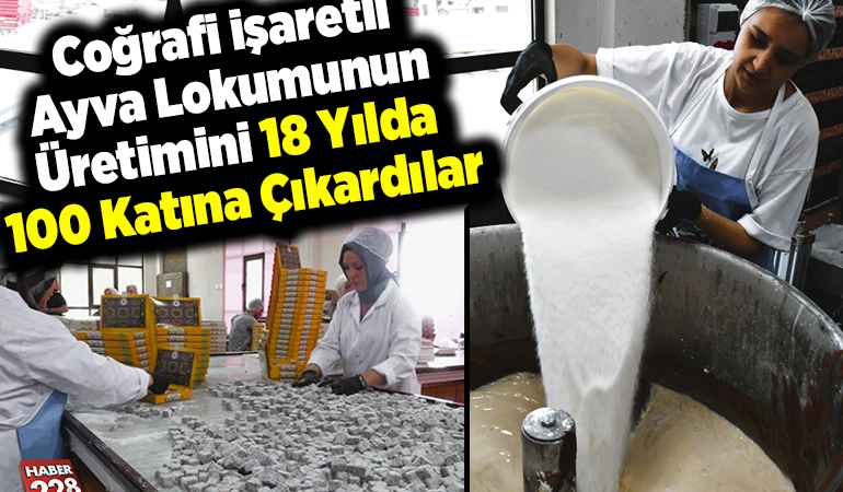 Coğrafi işaretli ayva lokumunun üretimini 18 yılda 100 katına çıkardılar