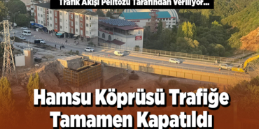 Hamsu Köprüsü Trafiğe Kapatıldı