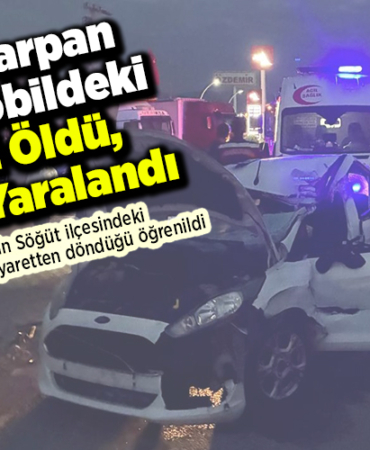 Tıra çarpan otomobildeki 1 kişi öldü, 1 kişi yaralandı