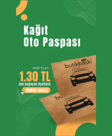 kağıt oto paspas