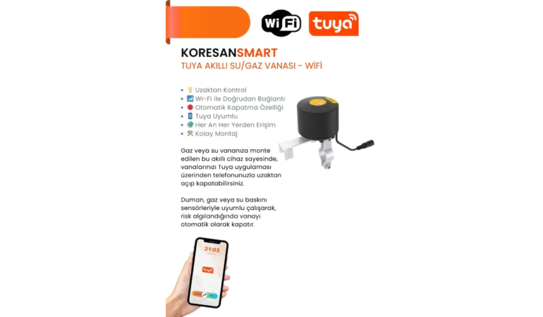 Koresan Akıllı Vana ile Ev Otomasyonunu Yükselt!