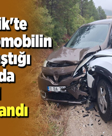 Bilecik'te 2 otomobilin çarpıştığı kazada 3 kişi yaralandı
