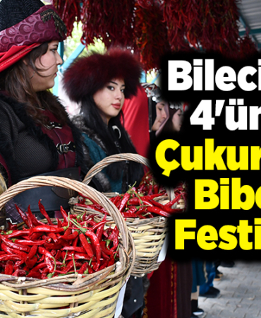 Bilecik'te 4'üncü Çukurören Biberi Festivali yapıldı