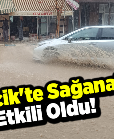 Bilecik'te sağanak etkili oldu