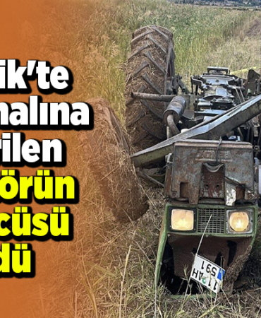 Bilecik'te su kanalına devrilen traktörün sürücüsü öldü