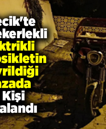 Bilecik'te üç tekerlekli elektrikli motosikletin devrildiği kazada 2 kişi yaralandı