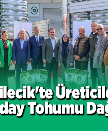 Bilecik'te üreticilere buğday tohumu dağıtıldı