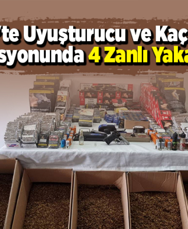 Bilecik'te uyuşturucu ve kaçakçılık operasyonunda 4 zanlı yakalandı