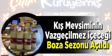 Kış Mevsiminin Vazgeçilmez İçeceği Boza Sezonu Açtı