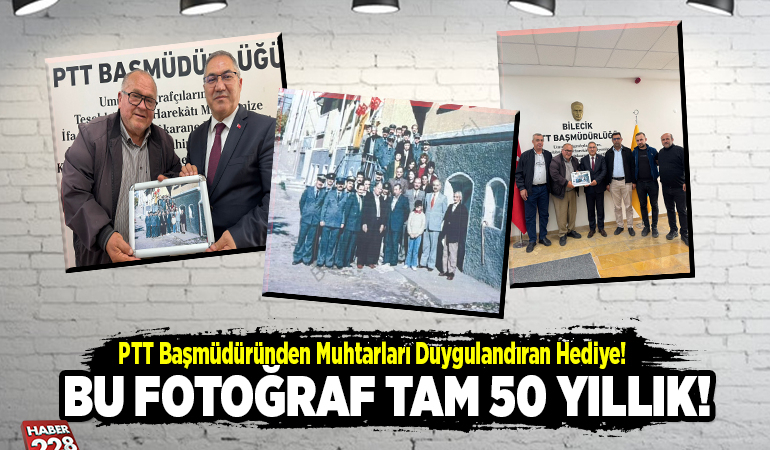 PTT Başmüdüründen Muhtarları Duygulandıran Hediye!