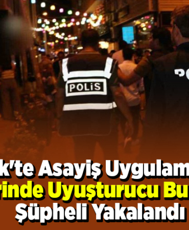 Bilecik'te asayiş uygulamasında üzerinde uyuşturucu bulunan şüpheli yakalandı