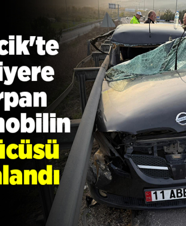 Bilecik'te bariyere çarpan otomobilin sürücüsü yaralandı