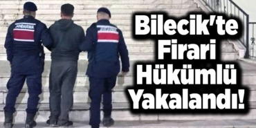 Bilecik'te firari hükümlü yakalandı