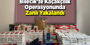Bilecik'te kaçakçılık operasyonunda zanlı yakalandı