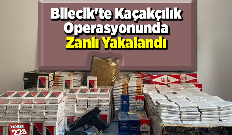 Bilecik’te kaçakçılık operasyonunda zanlı yakalandı