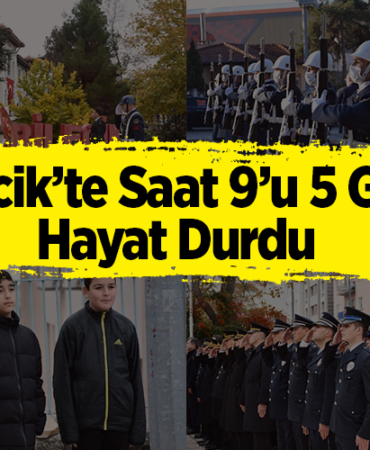 Bilecik’te saat 9’u 5 geçe hayat durdu