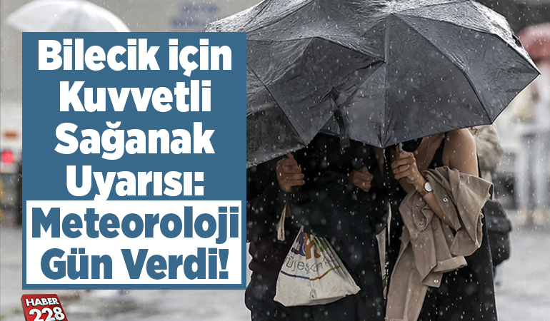 Meteoroloji için kuvvetli sağanak uyarısı: Meteoroloji gün verdi