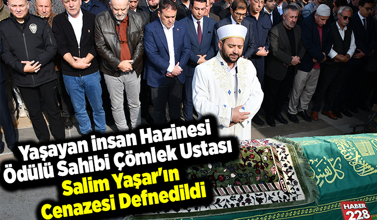 Yaşayan İnsan Hazinesi Ödülü sahibi çömlek ustası Salim Yaşar’ın cenazesi defnedildi