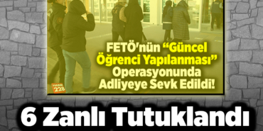 6 zanlı tutuklandı