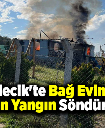 Bilecik'te bağ evinde çıkan yangın söndürüldü
