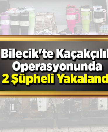Bilecik'te kaçakçılık operasyonunda 2 şüpheli yakalandıI
