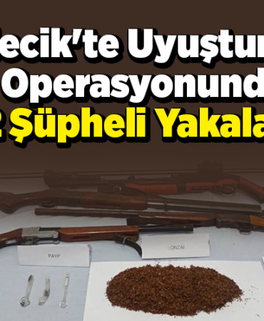 Bilecik'te uyuşturucu operasyonunda 2 şüpheli yakaladı