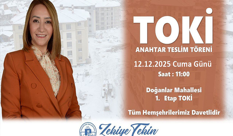Pazaryeri Toki Anahtar Teslim Töreni