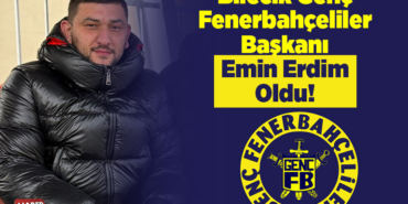 Bilecik Genç Fenerbahçeliler Başkanı Emin Erdim oldu.