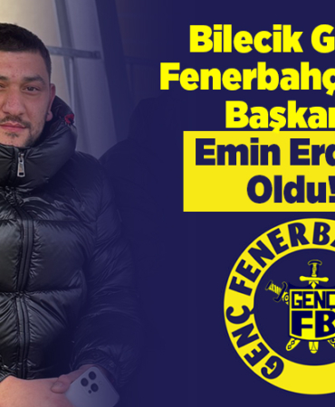 Bilecik Genç Fenerbahçeliler Başkanı Emin Erdim oldu.