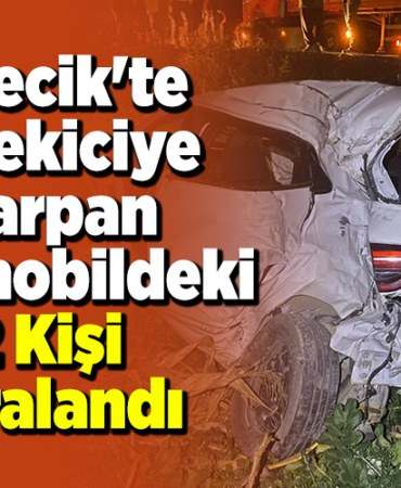 Bilecik'te 2 çekiciye çarpan otomobildeki 2 kişi yaralandı